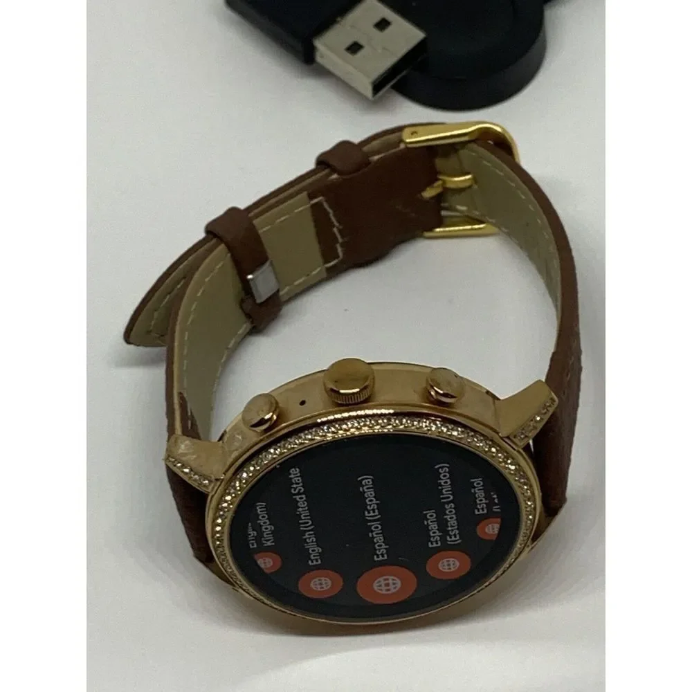 Fossil Gen 4 Authentic Digital Dial Smart Watch Custom Band FTW6011 QT459
